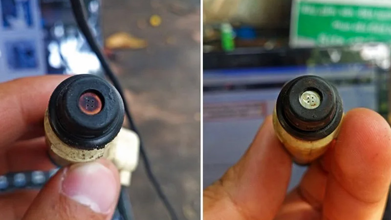 Kim phun nhiên liệu bị bẩn ảnh hưởng đến hoạt động của xe